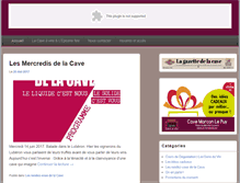 Tablet Screenshot of cavemarconlepuy.com